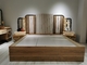 Modernes Schlafzimmer-Satz-Möbel-Speicher-Aufbereiter-Deckbett-weißer Bett-König Size